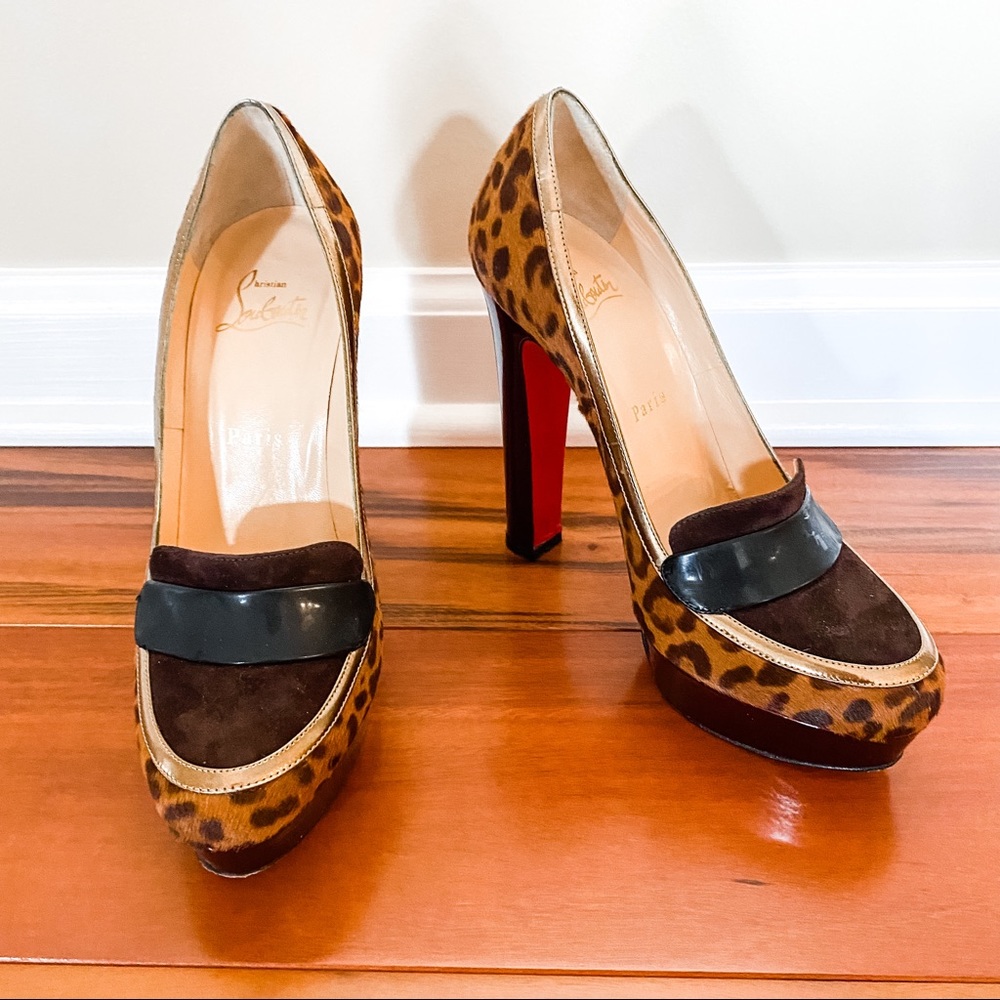 Christian Louboutin Pony Leopard Pumps